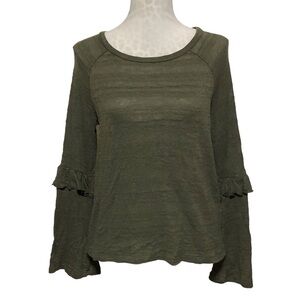 Lucky Brand Knit Bell Sleeve Top